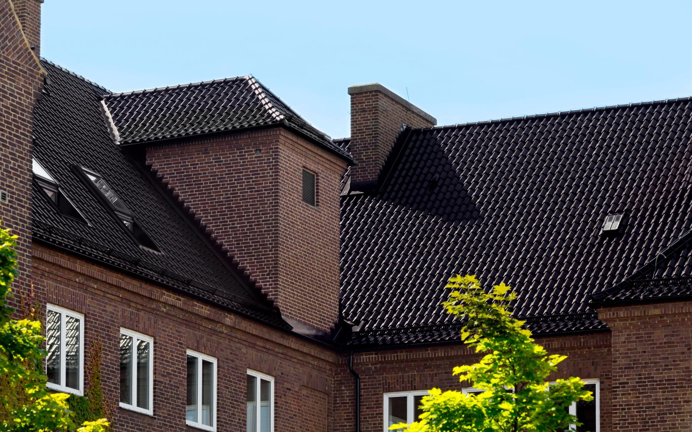 Hospital in Helsingborg, Roof, Cavus 14 Noble Black