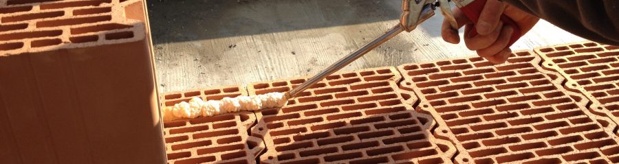 usage of dryfix foam over bricks