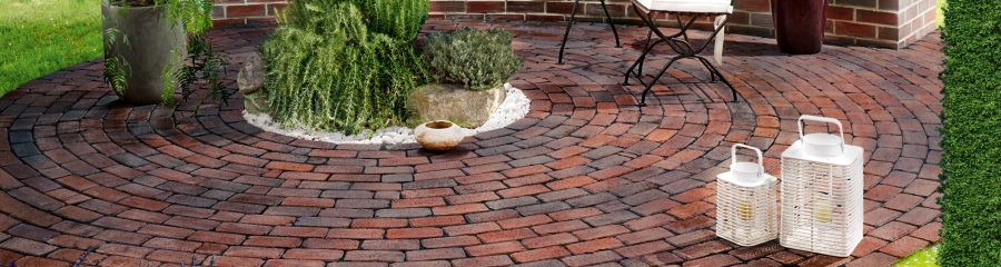 paver, penter, paving stone, garden, lounge, bench, plant