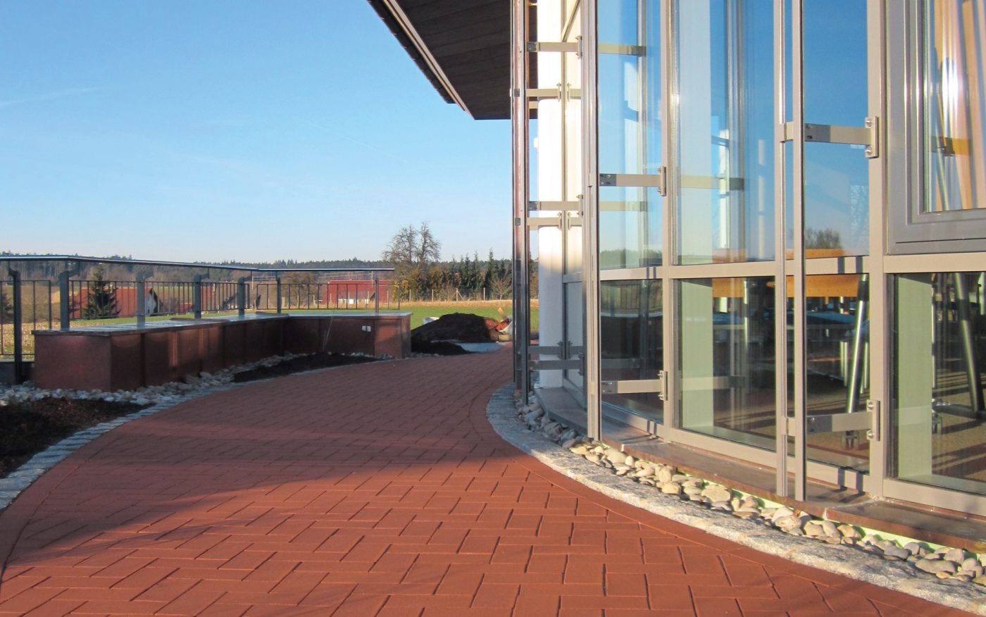 paver, penter, paving stone, glass, sideview