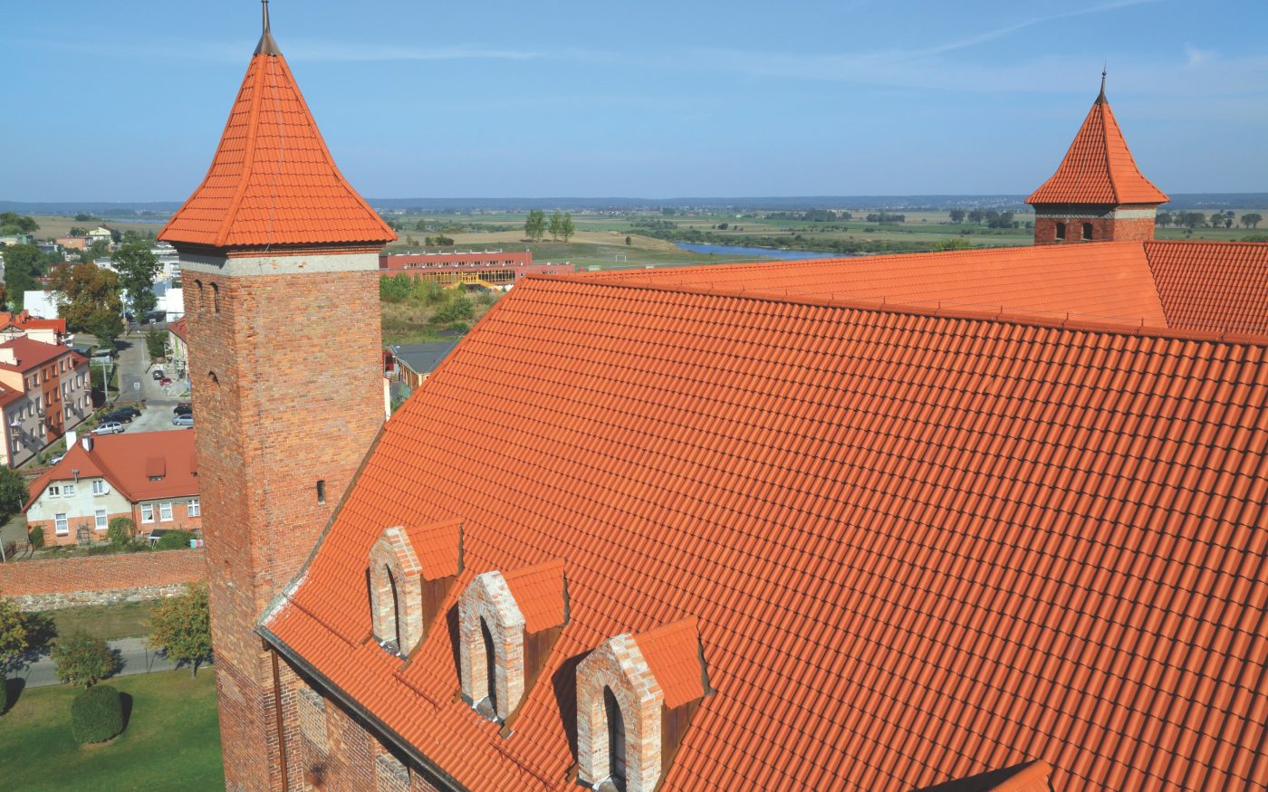 Teutonic Castle in Gniew Poland with Karthago roof tile